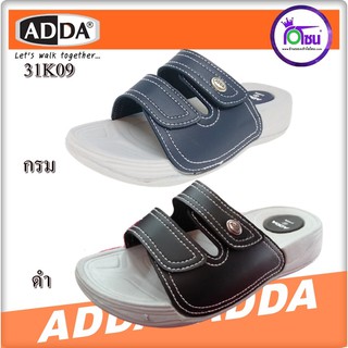 รองเท้าแตะหญิง ADDA แอ๊ดด้า รุ่น 31K09 พื้นสูง ปรับหน้าได้