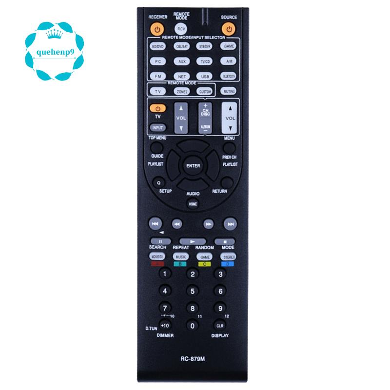 รีโมตคอนโทรล RC-879M สําหรับเครื่องขยายเสียง AV Onkyo TX-NR535 TX-SR333 HT-R393 HT-S3700