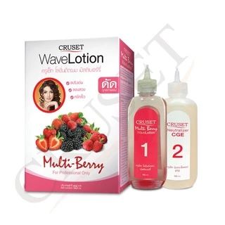 Cruset Wave Lotion ครูเซ็ท เวฟโลชั่น โลชั่นดัดผม อัลมอนด์ มิ้ลค์/มัลติเบอร์รี่/เคราติน/มิ้ลค์ 105 มล.