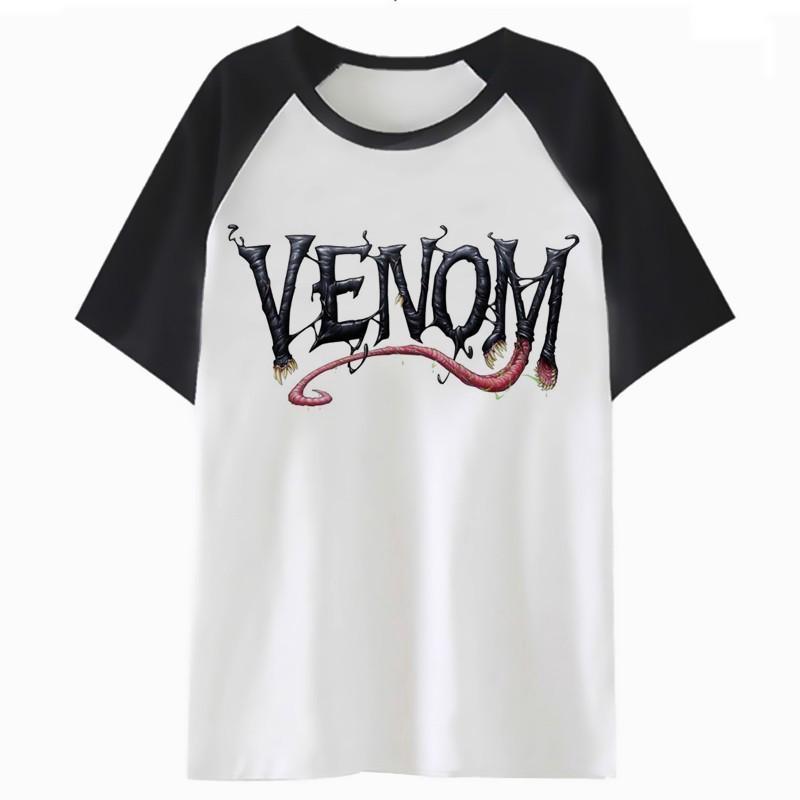 เสื้อยืด [พร้อมส่ง ของถึงไทยแล้ว]  Marvel Avengers Superhero Venom spiderman เสื้อยืดหลวมๆ แฟชั่น คอกลม