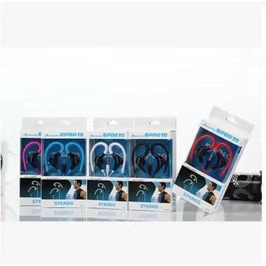 หูฟังโทรศัพท์มือถือแบบแขวนหู เสียงเบสสเตอริโอพร้อมไมโคโฟน หูฟัง3.5 ทั่วไป