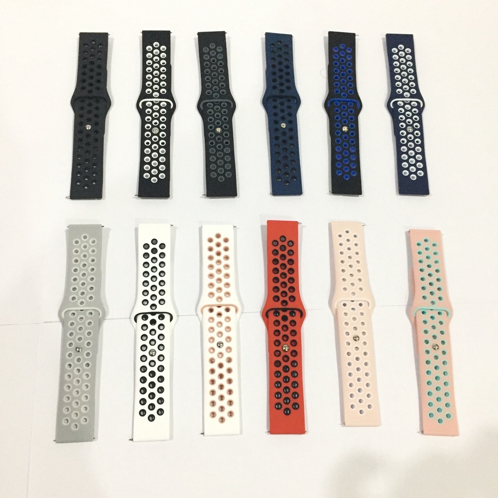 สายNikeนาฬิกา 20/22mm. ใช้สำหรับสมา์ทวอร์ช สำหรับP8 P80 P70 W3 F5 ck23 ck30 F35 M31 หรือ garmin sams