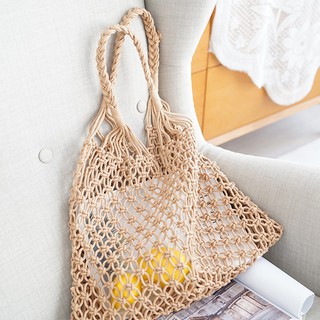 beach bag กระเป๋าสาน