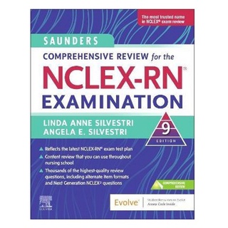 Saunders Comprehensive Review for the NCLEX-RN® Examination , 9ed - ISBN : 9780323795302