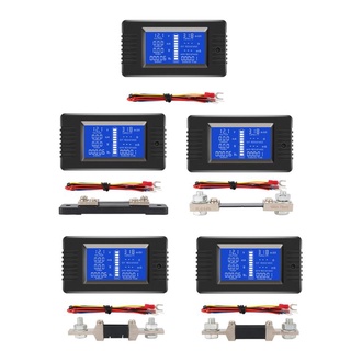 Pcf* เครื่องวัดแบตเตอรี่ดิจิทัล หน้าจอ LCD 50A 100A 200A 300A อเนกประสงค์