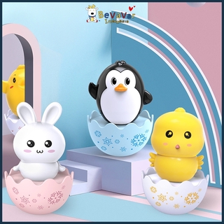 Bevavar Mainan bayi Tumbler Bentuk Animals Untuk Bayi anak