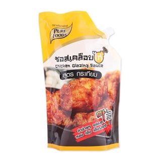 เพียวฟู้ดส์ ซอสเคลือบไก่ สูตรกระเทียม 1000 กรัม/Pure Foods Chicken Glazing Sauce With Garlic Flavour 1000 g