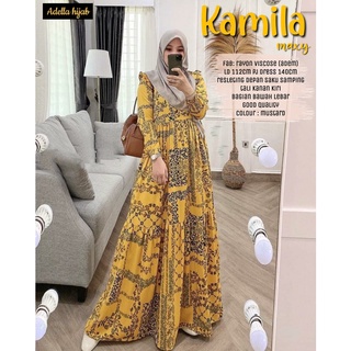 Kamila Maxy Rayon ชุดเดรสยาว คุณภาพสูง สําหรับผู้หญิง