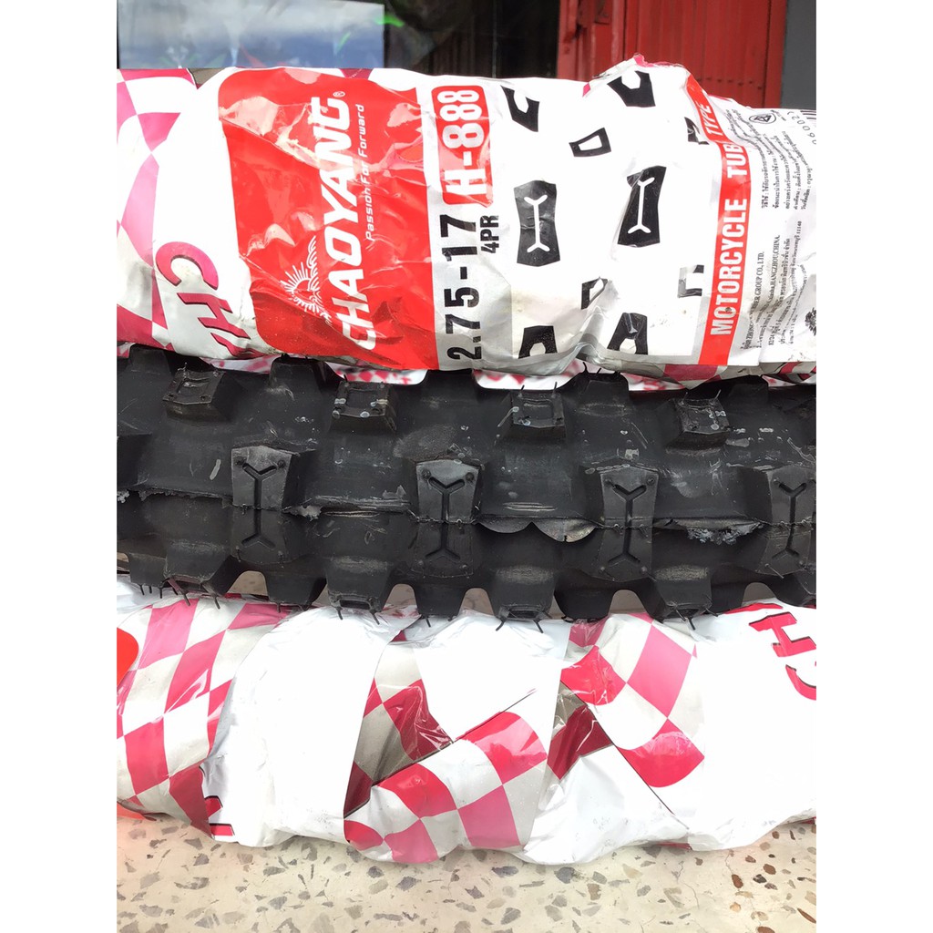 ยางวิบาก chaoyang ยางใหม่ แข็งแรงทนทาน 250-17 275-17 ยางใหม่2024