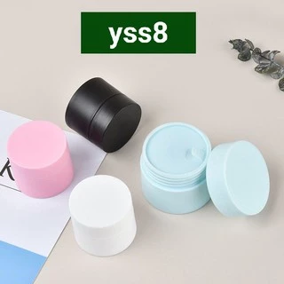 กระปุกครีม2ชั้นสีพาสเทล พร้อมส่ง
