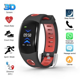 Active Bracelet 3D UI นาฬิกาออกกำลังกาย กันน้ำ วัดการเต้นหัวใจ นับก้าว ระยะทาง แคลอรี่ แจ้งการโทร,SMS,LINE มีรับประกัน