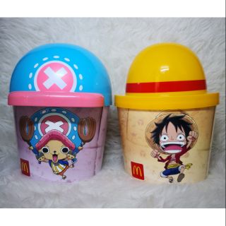 กระปุกออมสิน /ถังใส่ของ One piece Mcdonalds