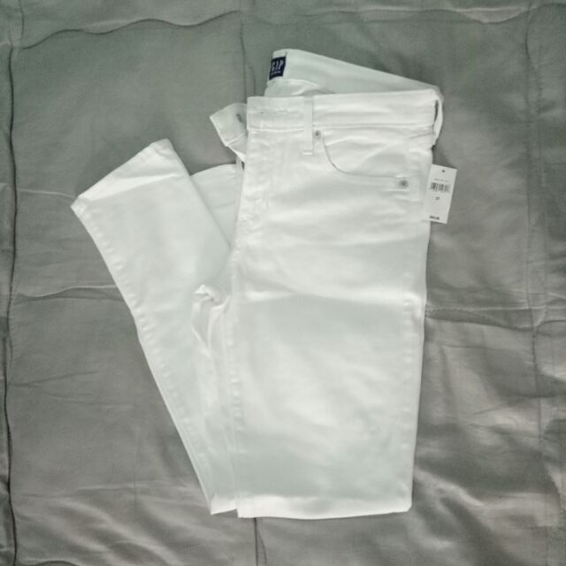 กางเกงยีนส์สีขาว gap แท้