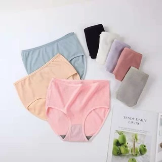 💦New💦 A8760# กางเกงในผู้หญิงมาใหม่ เอวสูงน่ารัก กางเกงในไซส์ใหญ่ ใส่ได้ถึง 44 นิ้ว💦 มี 4 ขนาด M L XL XXL