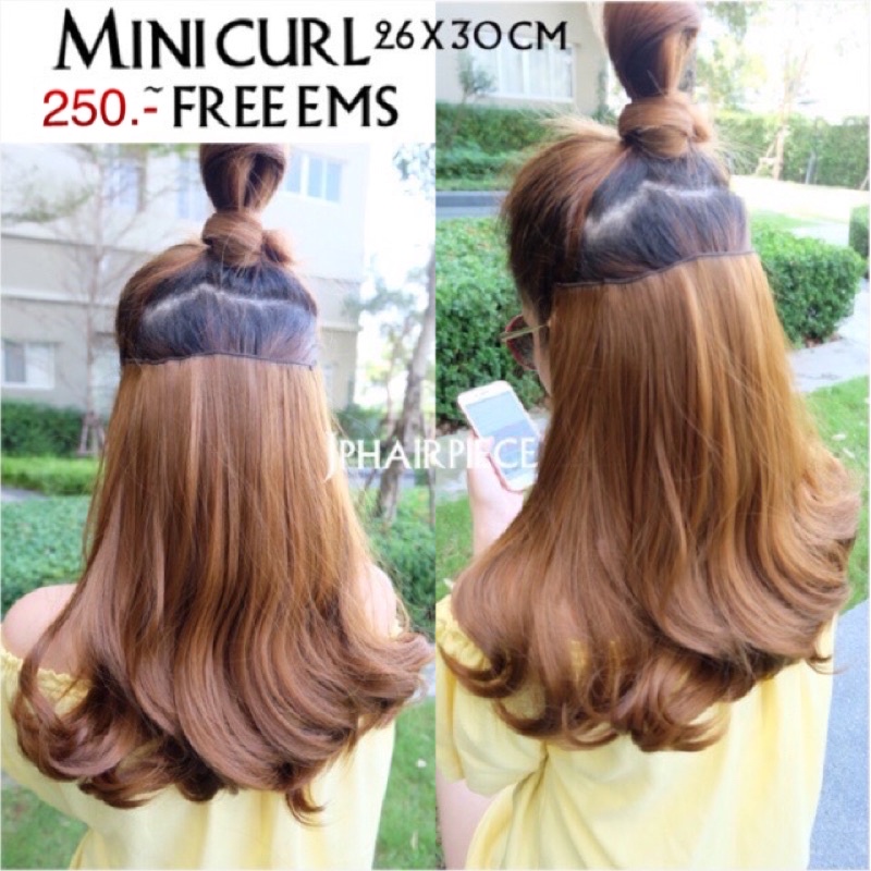Hairpiece ดัดลอนสั้น 30 cm (Minicurls)