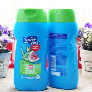 Suave Kids 2 in 1 Shampoo and Conditioner #watermelon ขนาด 355ml.