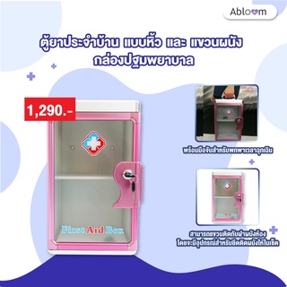 First Aid Cabinet, First Aid Storage ตู้ยาประจำบ้าน แบบหิ้ว และ แขวนผนัง กล่องปฐมพยาบาล