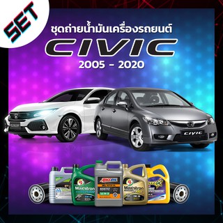 ชุดถ่ายน้ำมันเครื่อง Honda CIVIC หรือ รถอื่น ๆ ที่ใช้น้ำมันเครื่องไม่เกิน 4 ลิตร.