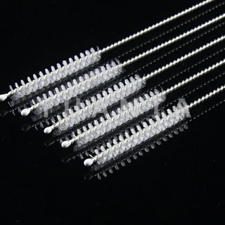 YUANTA แปรงล้างหลอดดูด จุกนม ขนไนล่อน ไม่ทำให้เป็นรอย สแตนเลส Stainless steel soft straw straw brush