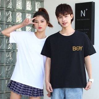 BK-441-SHORT / 7 สี ในลิงค์ เสื้อยืดคอกลม เสื้อยืดแฟชั่น ใส่ได้หญิงและชาย **ปลีก-ส่ง**