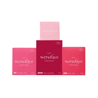 WENDAYS - Light Flow SET 4 กล่อง (SMLXL) ผ้าอนามัยออร์แกนิคและย่อยสลายได้