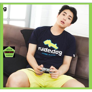 Rudedog เสื้อคอกลม  ชาย หญิง  รุ่น Game player สีกรม