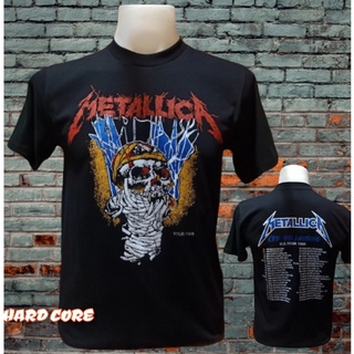 เสื้อวง METALLICA วงร็อคในตำนาน ไม่มีตะเข็บข้าง คอฟิต ป้ายUSA เสื้อทัวร์ เสื้อร็อค เสื้อวินเทจ วงร็อคต่างประเทศ