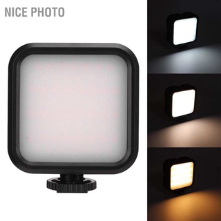Nice Photo W62 ไฟเติมแสง Led อุณหภูมิ 3 สี ขนาดเล็ก พกพาง่าย สําหรับถ่ายภาพกลางแจ้ง