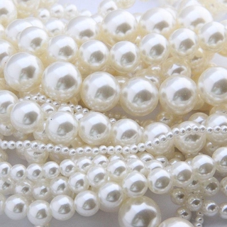 Fashion Imitation Pearl Spacer Beads DIY Jewelry Making Necklace Acrylic Loose Beads