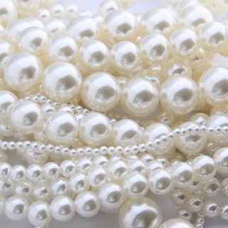 Fashion Imitation Pearl Spacer Beads DIY Jewelry Making Necklace Acrylic Loose Beads