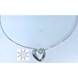 หัวใจ , Heart , สร้อยคอเงินแท้ 925 , สร้อยคอเงินแท้ 92.5% , สร้อยคอ , Necklace , Silver 925