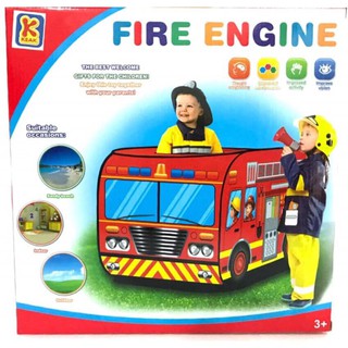 เต้นท์รถดับเพลิง Fire Engine เต้นท์บ้านบอล