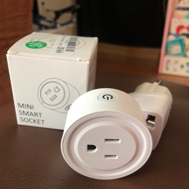 ปลั๊กไฟไร้สาย WiFi Smart Socket Mini Plug ปลั๊กไฟ ไร้สาย Ewelink Google Alexa ปลั๊กไฟอัจฉริยะ