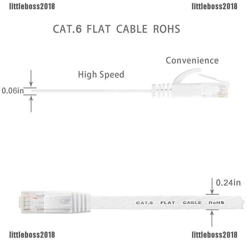 ♑LIB♑ RJ45 CAT6 Network LAN Cable Gigabit Ethernet Fast Patch Lead 1m to 50m Wholesale [OL]