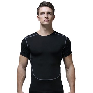 เสื้อยืดออกกำลังกายแขนสั้น กระชับกล้ามเนื้อ T-Shirt Sportswear