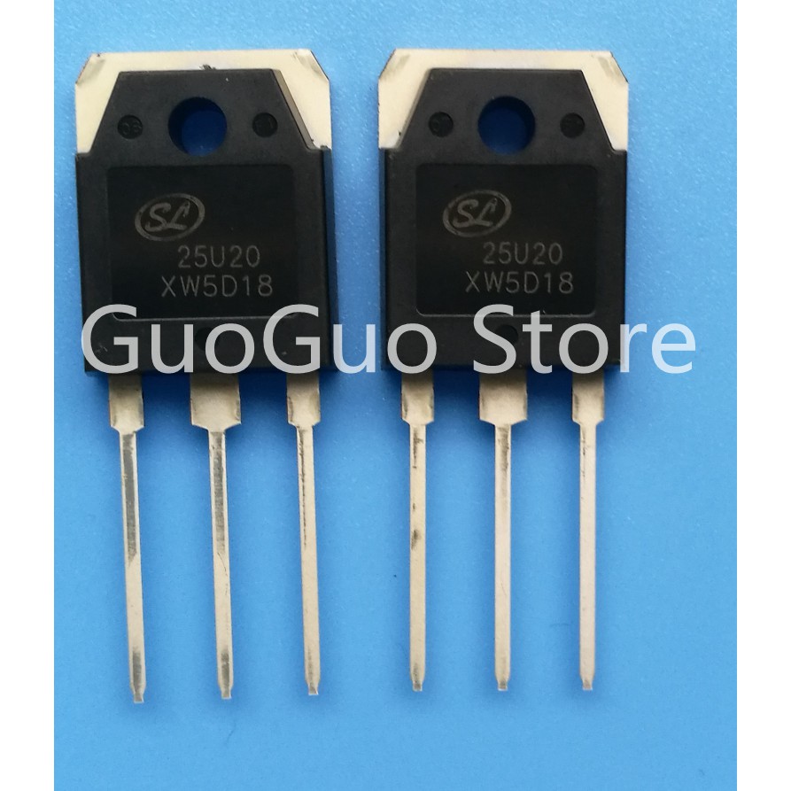 5pcs Original SFR25U20PNA TO-247 25U20 TO247 25A 200V อินเวอร์เตอร์เครื่องเชื่อม fast recovery ไดโอด