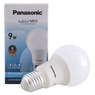 ถูกที่สุด✅  พานาโซนิค หลอดไฟแอลอีดี นีโอ แสงคูลเดย์ไลท์ 9 วัตต์ PANASONIC LED Lightbulb No.LDAHV9DH6T Cool Daylight 9W