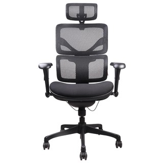 เก้าอี้สำนักงาน ERGOTREND DOOM-01BMF สีดำ เก้าอี้สำนักงาน OFFICE CHAIR ERGOTREND DOOM-01BMF BLACK เฟอร์นิเจอร์ห้องทำงาน