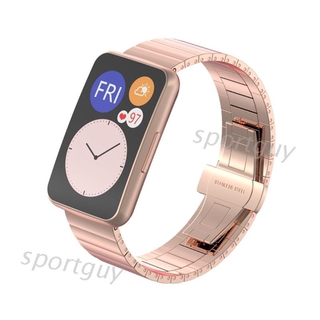 Spt สายนาฬิกาข้อมือสแตนเลสสตีล 1 ชิ้นสําหรับ Huawei Watch Fit