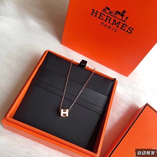 Hermes(แอเมส) 100％แท้ S925 ซิลเวอร์ สร้อย