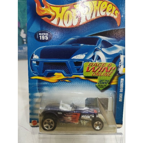 รถฮอทวีล 2001 Hot Wheels Deuce Roadster Purple 5SP 19