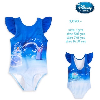 ชุดว่ายน้ำเจ้าหญิง จากอเมริกา :Disney Store Cinderella Swimsuit for Girls