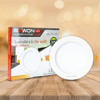 Banana Electric โคมไฟดาวน์ไลท์ LED [ทรงกลม] 6W 9W 12W 18W 24W โคมไฟฝังฝ้า โคมไฟเพดาน แสงขาว/วอร์ม