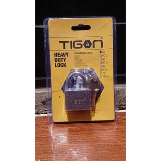 กุญแจ TIGON ชุบเงิน 40 คอสั้น