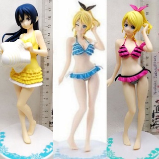 (แท้/มือ1,2) Furyu Love live Summer Blue Beach Queen Prize figure, Umi Sonoda &amp; Eli Ayase Figure