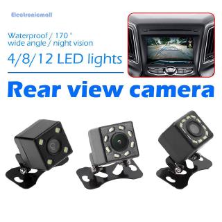 กล้องมองหลัง 4 8 12 led night vision ip 66 สําหรับรถยนต์