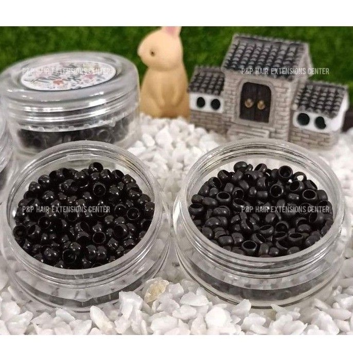 นาโนริง 3.5 มิล กระปุก 200-1500 ตัว กิ๊บสำหรับต่อผมแบบนาโน ไม่ลอก เบาหัว ไม่หนัก - รูปที่ 2