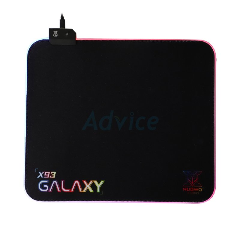 แผ่นรองเมาส์ RGB PAD NUBWO-X GALAXY X93 RGB