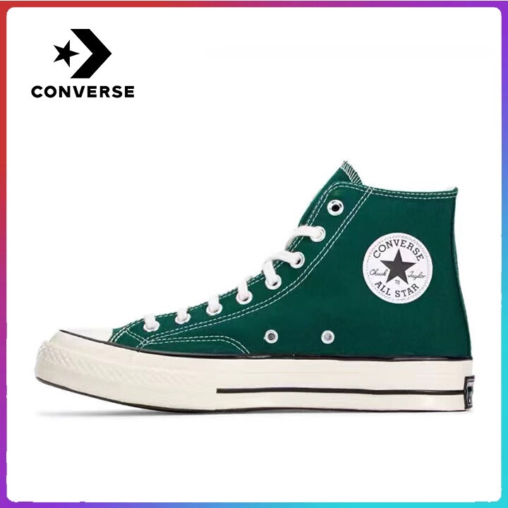 รองเท้าผู้ชาย Converse All Star Classic style ของแท้ รองเท้าผ้าใบคลาสสิก รองเท้าแฟชั่นลำลอง - เขียว