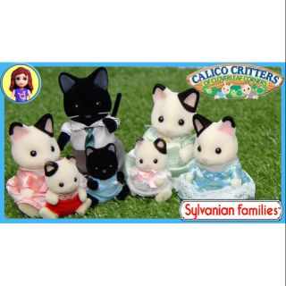 Sylvanian Families ของใหม่จาก USA 🇯🇵 : ซิลวาเนียน ครอบครัวแมว Tuxedo